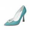 Scarpe eleganti donna 1312 azzurro