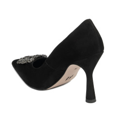 Scarpe eleganti donna 1312 nero antilope