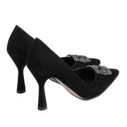Scarpe eleganti donna 1312 nero antilope