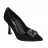 Scarpe eleganti donna 1312 nero antilope