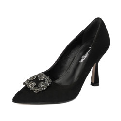 Scarpe eleganti donna 1312 nero antilope