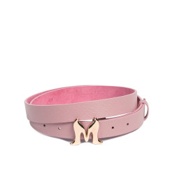 Cintura donna 41m rosa saffiano