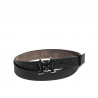 Cintura donna 41m nero saffiano