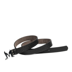 Cintura donna 41m nero saffiano