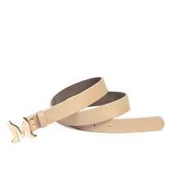 Cintura donna 41m cappuccino saffiano