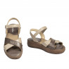 Sandali donna 5102m sabbia combinata