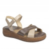 Sandali donna 5102m sabbia combinata