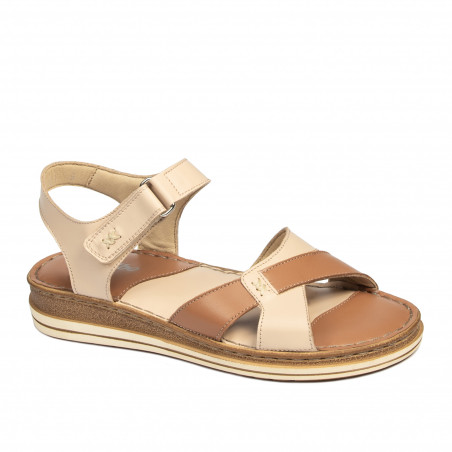 Sandali donna 5103 cipria combinato