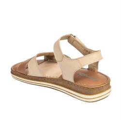 Sandali donna 5103 cipria combinato