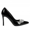 Scarpe eleganti donna 1300 vernice nera