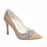 Scarpe eleganti donna 1300 vernice cammello