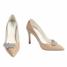 Scarpe eleganti donna 1300 vernice cammello