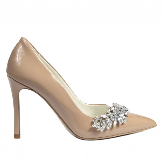 Scarpe eleganti donna 1300 vernice cammello