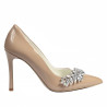 Scarpe eleganti donna 1300 vernice cammello