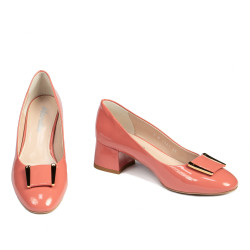 Scarpe eleganti donna 1321 vernice salmone