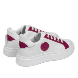 Scarpe sportive donna 6073 bianco+fucsia