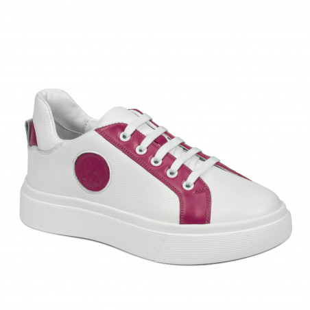 Scarpe sportive donna 6073 bianco+fucsia