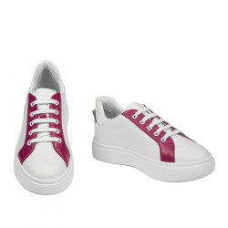Scarpe sportive donna 6073 bianco+fucsia