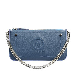 Borsa da donna a tracolla 024g 01 biz blu