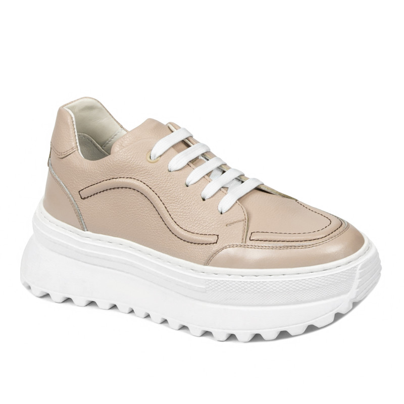 Scarpe sportive da donna 6074 cipria combinato