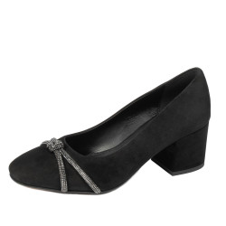 Scarpe eleganti donna 1336 nero antilope