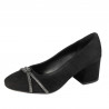 Scarpe eleganti donna 1336 nero antilope