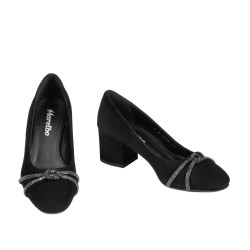 Scarpe eleganti donna 1336 nero antilope