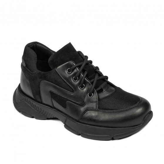 Scarpe sportive adolescenti 8001 nero combinato