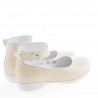 Scarpe per bambini piccoli 17c vernice avorio