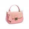Borsa da donna a mano 022g rosa combinato