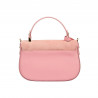 Borsa da donna a mano 022g rosa combinato