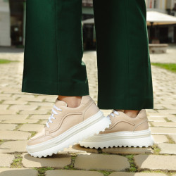 Scarpe sportive da donna 6074 cipria combinato lifestyle