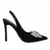 Sandali donna 1316 nero velluto