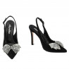 Sandali donna 1316 nero velluto