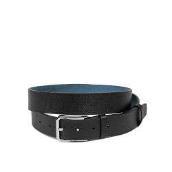 Cintura uomo 70b nero pressato