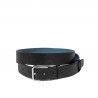 Cintura uomo 70b nero pressato