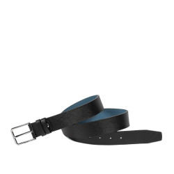 Cintura uomo 70b nero pressato