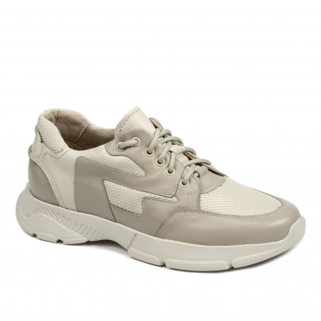 Scarpe sportive uomo 966 beige combinato
