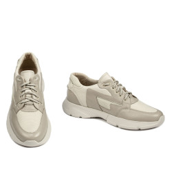 Scarpe sportive uomo 966 beige combinato