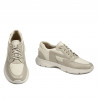 Scarpe sportive uomo 966 beige combinato