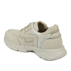 Scarpe sportive adolescenti 8001 beige combinato