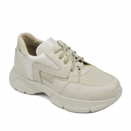 Scarpe sportive adolescenti 8001 beige combinato