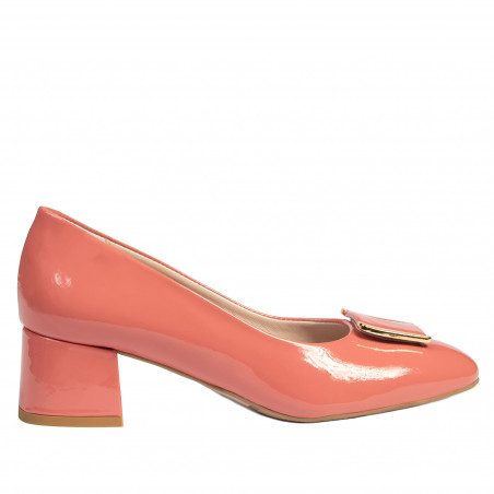 Scarpe eleganti donna 1321 vernice salmone