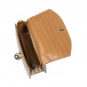 Borsa donna a mano 023g coccodrillo marrone