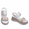 Sandali donna 5107 beige perlato combinato