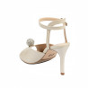 Sandali donna 1329 bianco perlato