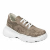 Scarpe sportive donna 6053 cappuccino camuflaj combinato