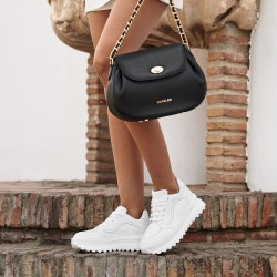 Scarpe sportive da donna 6074 bianco combinato lifestyle