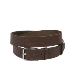 Cintura uomo 70b marrone pressato