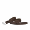 Cintura uomo 70b marrone pressato